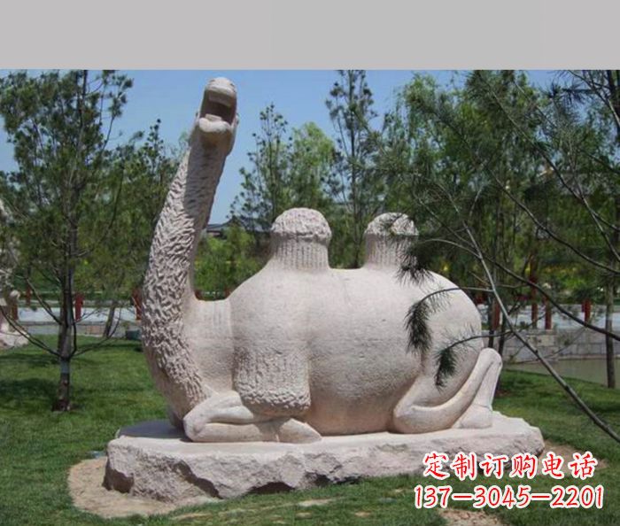 益阳优雅骆驼石雕