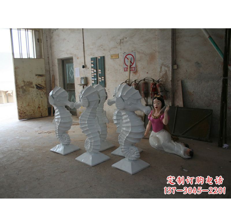 益阳精美海马石动物雕塑