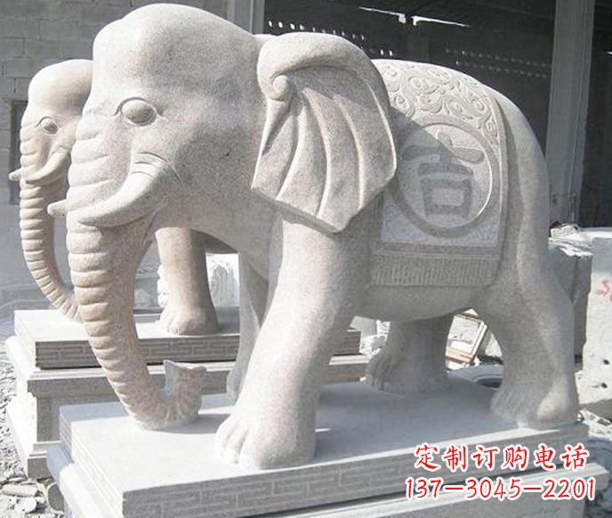 益阳公园环境装饰——经典吉祥大象雕塑