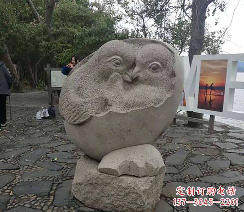 益阳中领雕塑 | 鸳鸯石雕精美定制