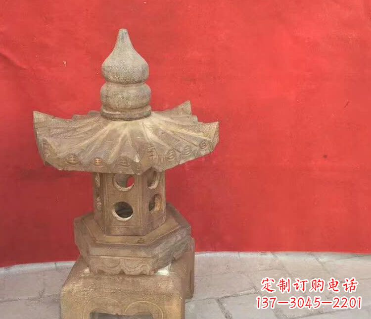 益阳景观仿古石灯雕塑