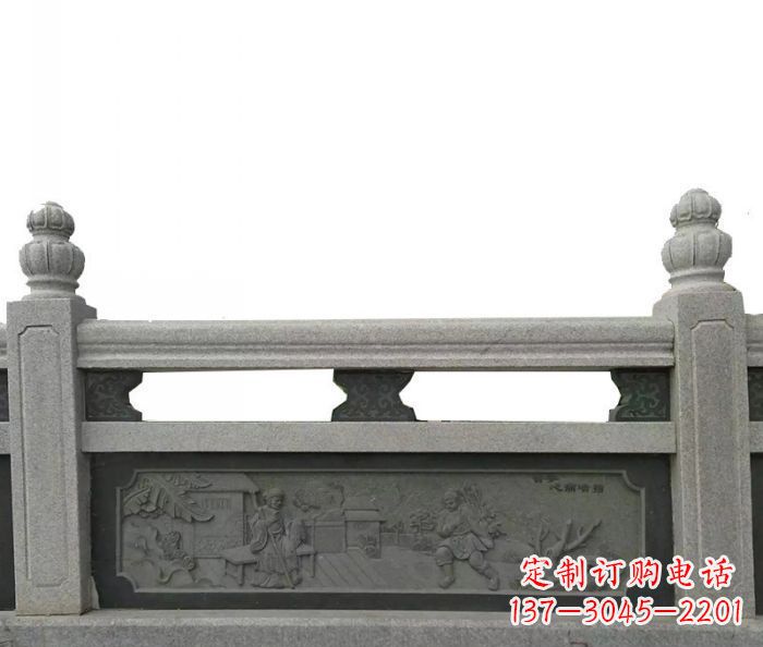 益阳中领雕塑艺术品-公园仿古石雕栏板