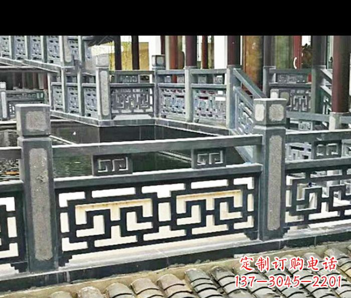 益阳中领雕塑精致仿古石栏板