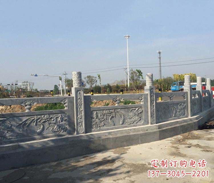 益阳风格各异的精美公园仿古石栏板雕塑