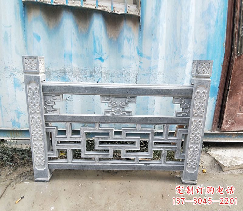 益阳艺术精美的公园仿古石栏板雕刻