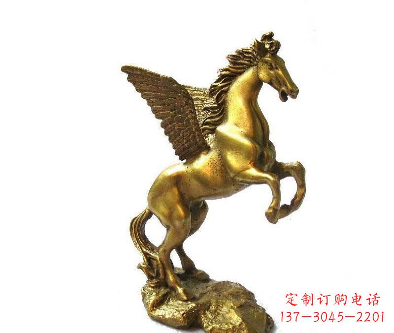益阳公园飞马动物铜雕