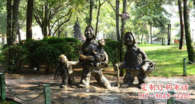 益阳中领雕塑 小孩铜雕定制