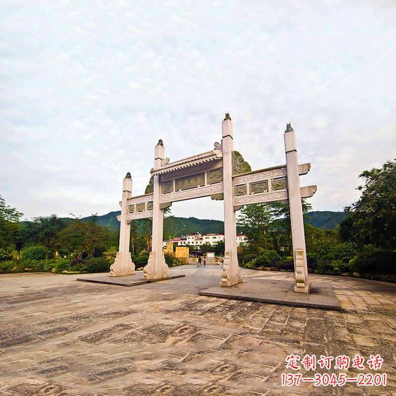 益阳精美石牌坊雕塑