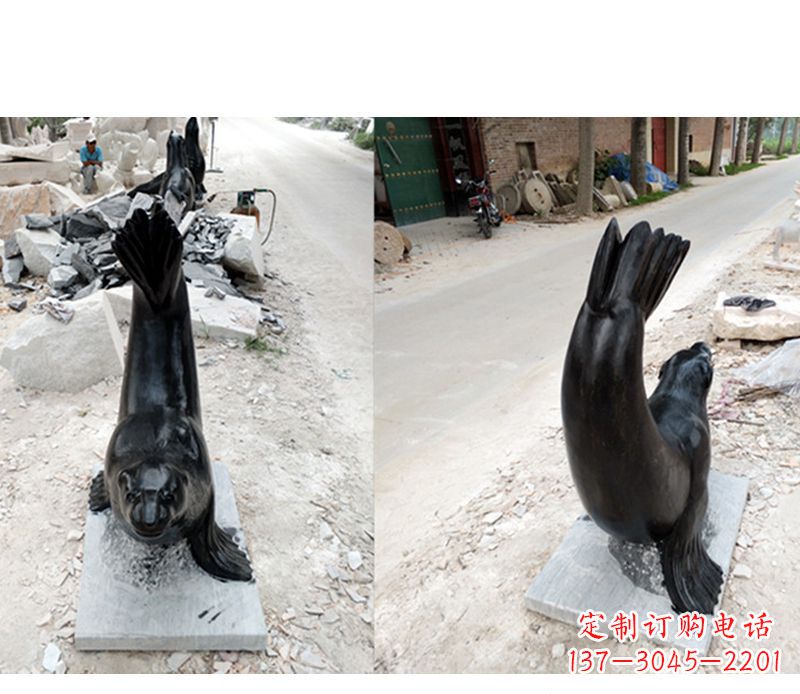 益阳公园海豚景观石雕