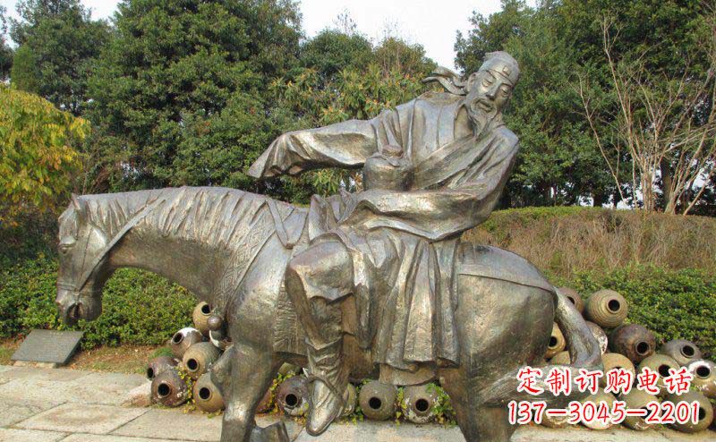 益阳动态骑马雕塑