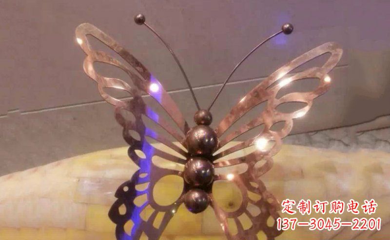 益阳高品质不锈钢蝴蝶雕塑