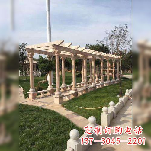 益阳公园花架长廊石雕