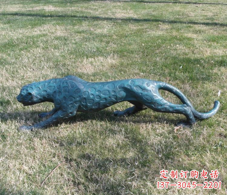 益阳优质铜质金钱豹雕塑