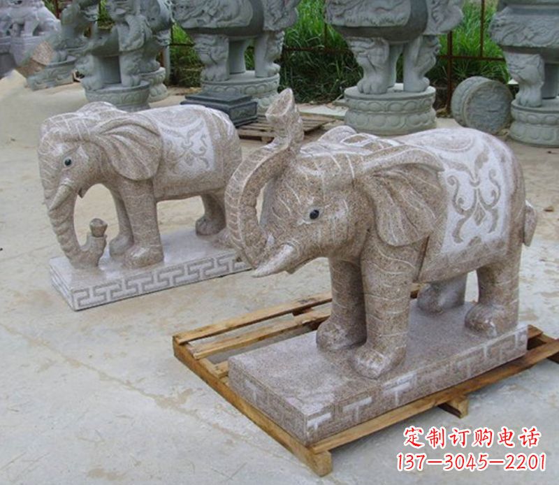 益阳精美大象雕塑