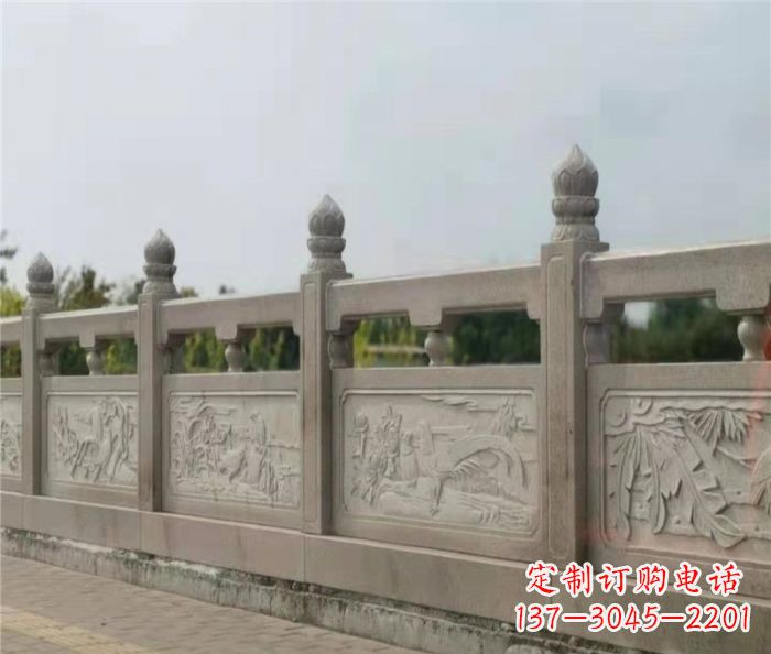 益阳泰山大理石浮雕栏板雕塑