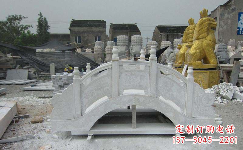 益阳精美的大理石拱桥雕塑