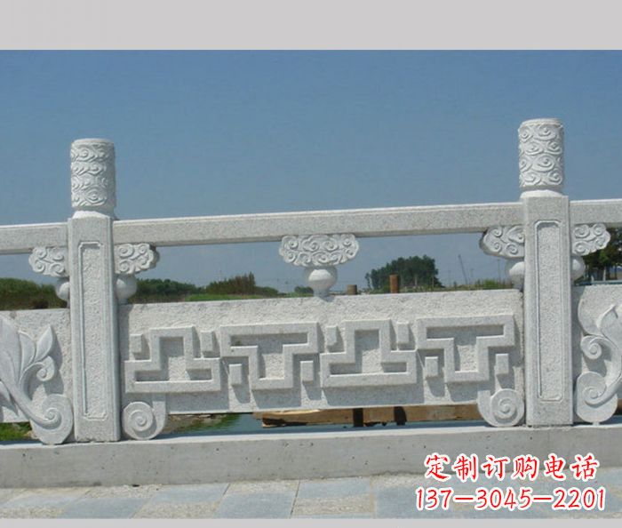 益阳公园景观大理石栏板雕塑