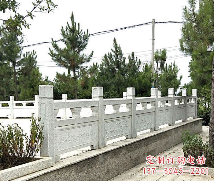 益阳大理石栏板石雕,构筑公园景观