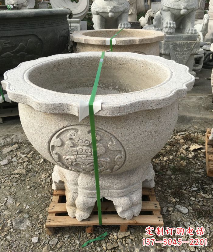 益阳高品质大理石水缸雕塑