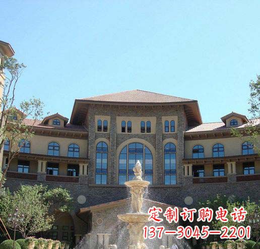 益阳定制欧式古典喷泉大理石雕塑