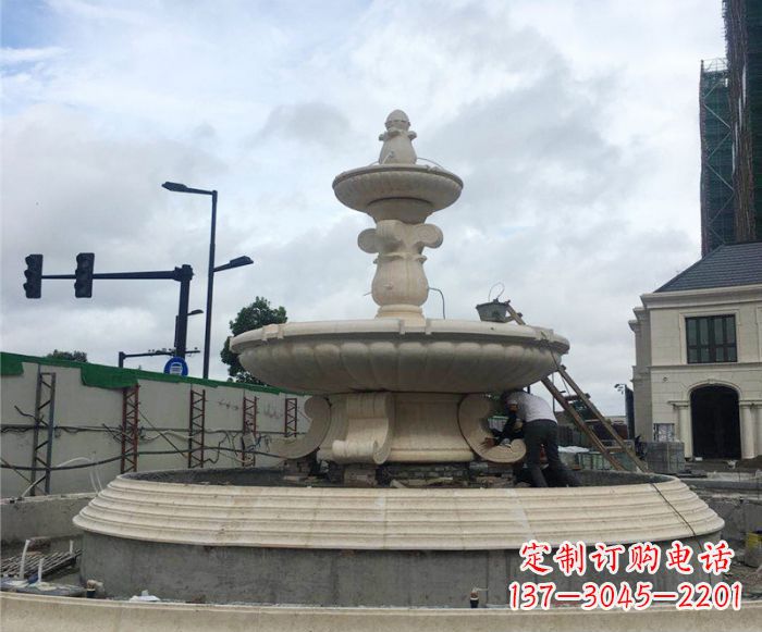 益阳公园景观大型喷泉石雕