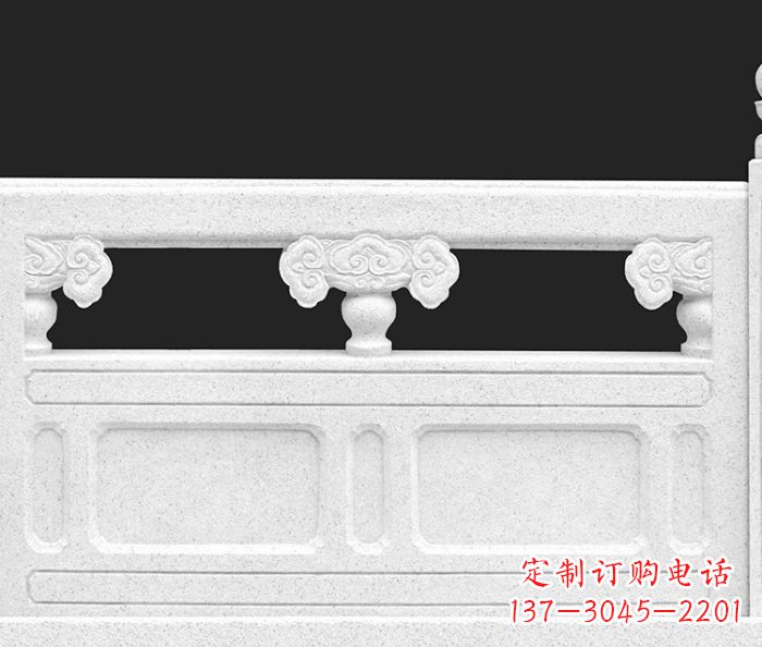 益阳汉白玉石栏板雕塑