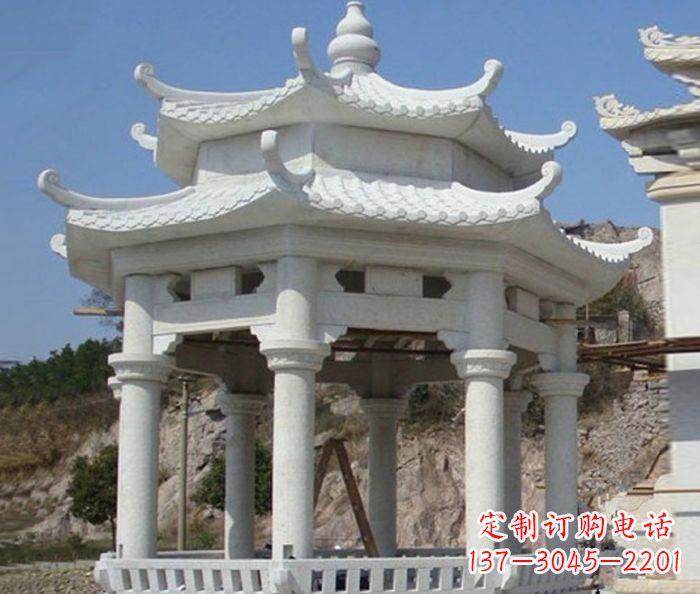 益阳专业汉白玉凉亭雕塑