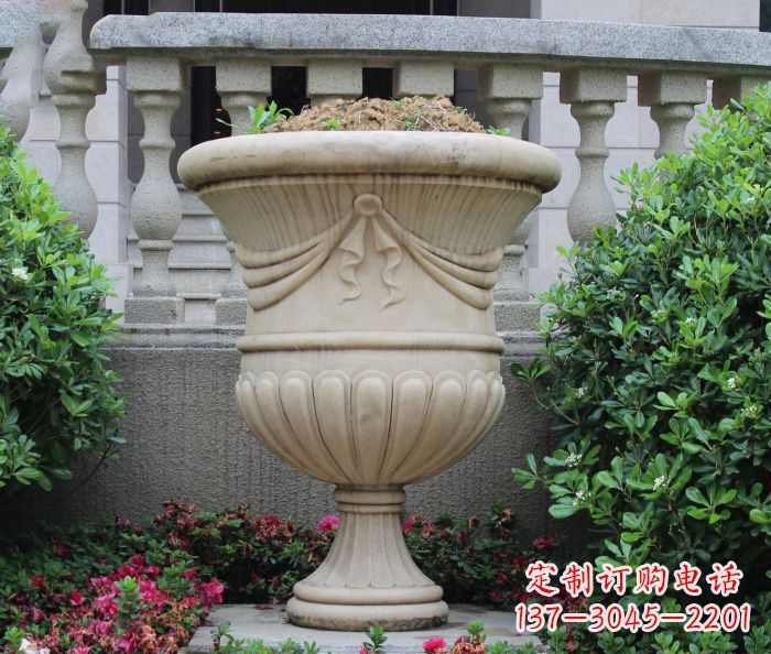 益阳欧式风格花盆雕塑