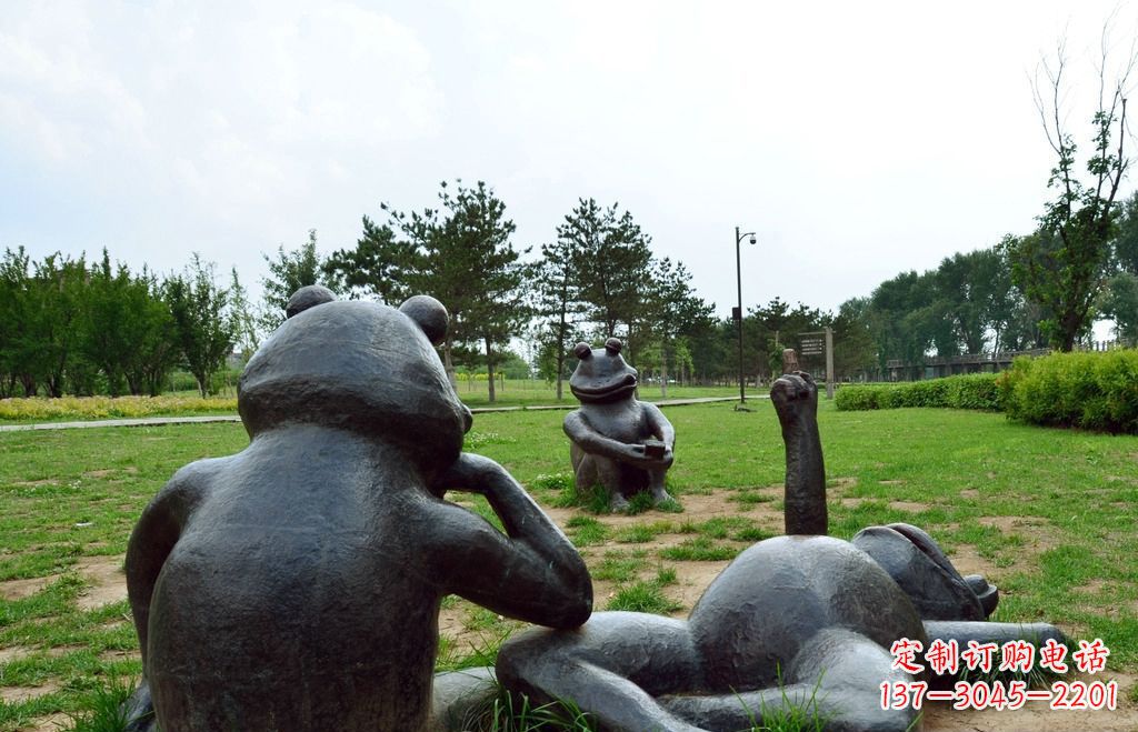益阳中领雕塑 | 艺术级青蛙铜雕