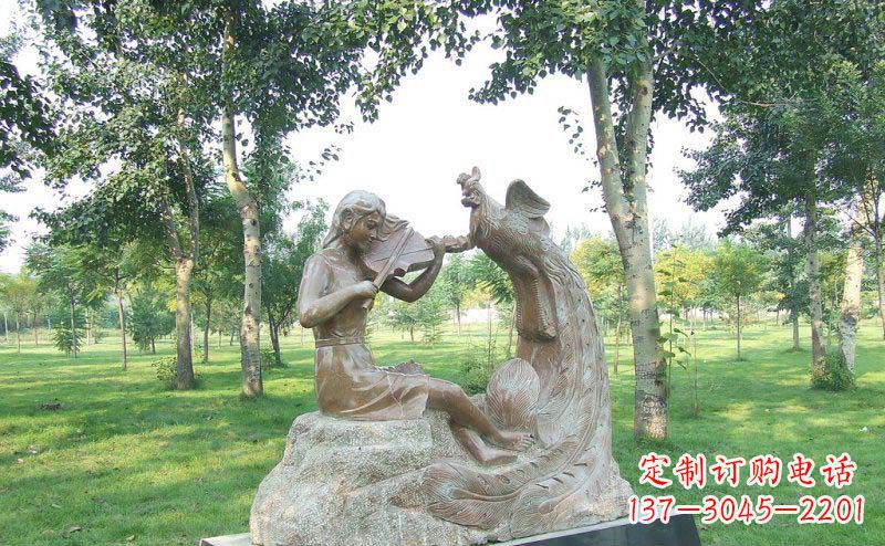 益阳艺术精美的凤凰雕塑