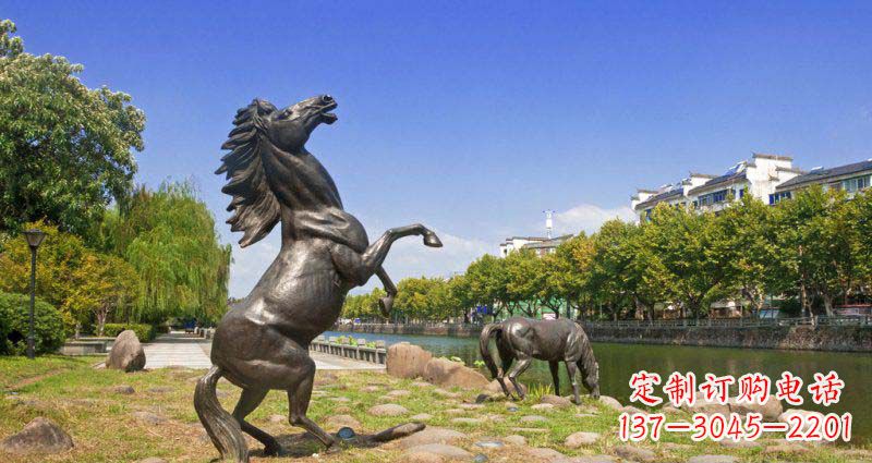 益阳中领雕塑精美动物铜雕
