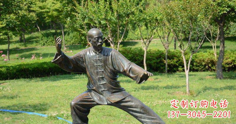 益阳老人雕塑铜像,展示宁静内涵