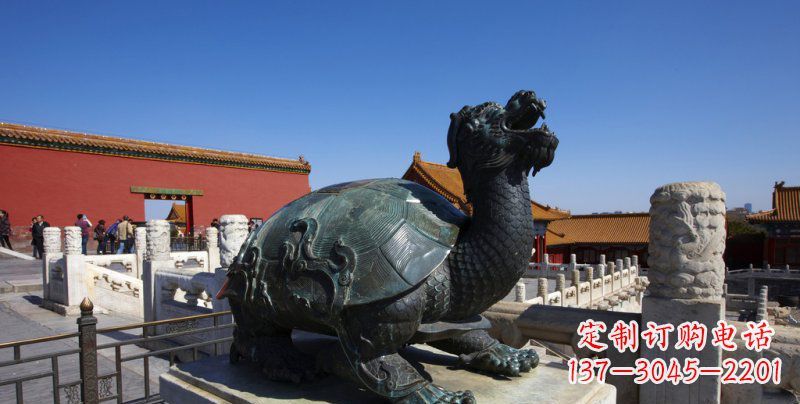 益阳公园龙龟景观铜雕