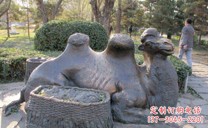 益阳精致骆驼铜雕塑