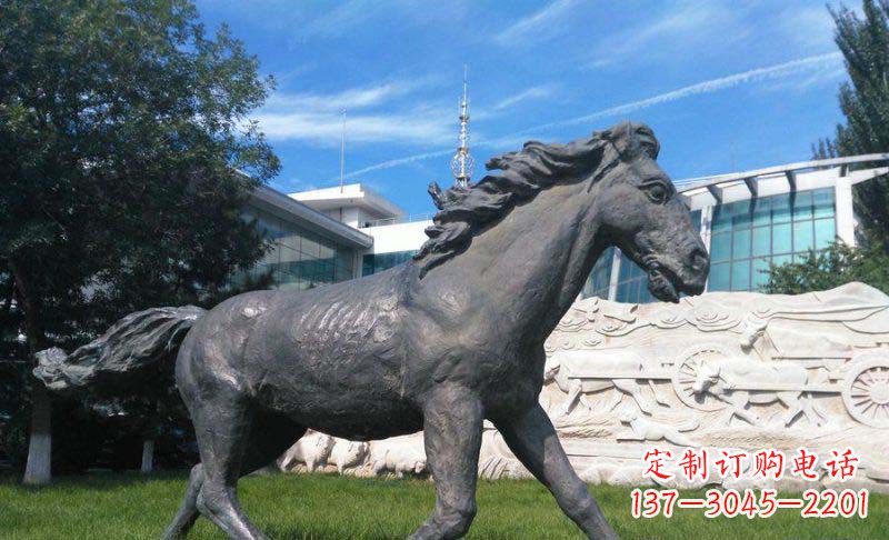益阳马动物铜雕塑