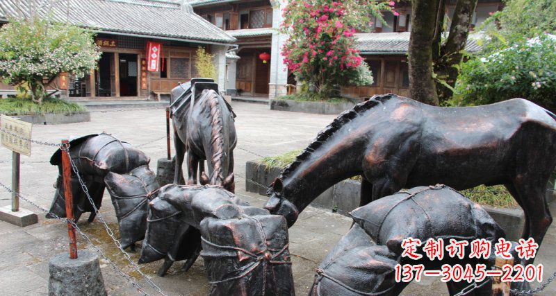 益阳中领雕塑定制的铜动物雕塑