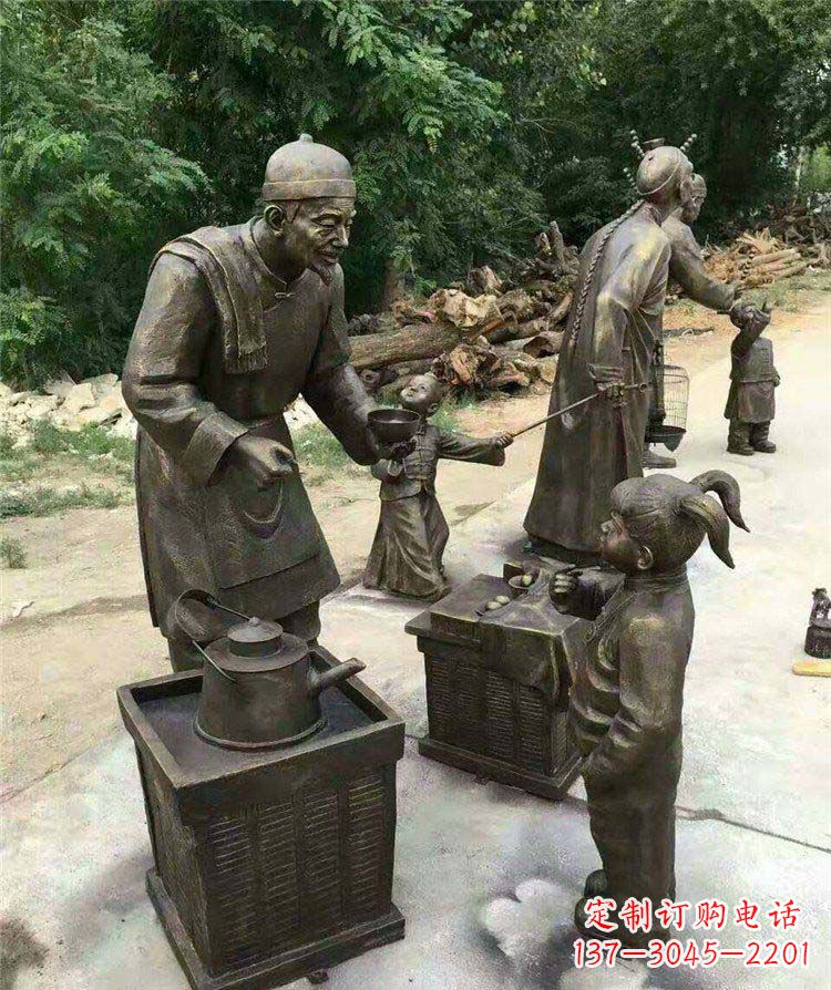 益阳精美可爱的小女孩铜雕