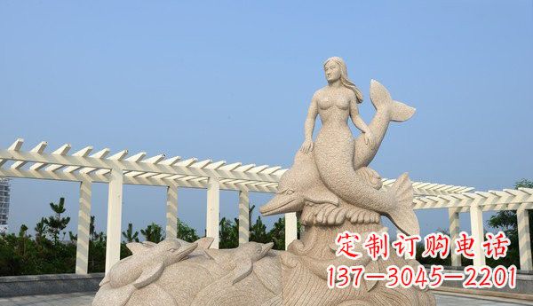 益阳中领雕塑 | 精致海豚雕塑