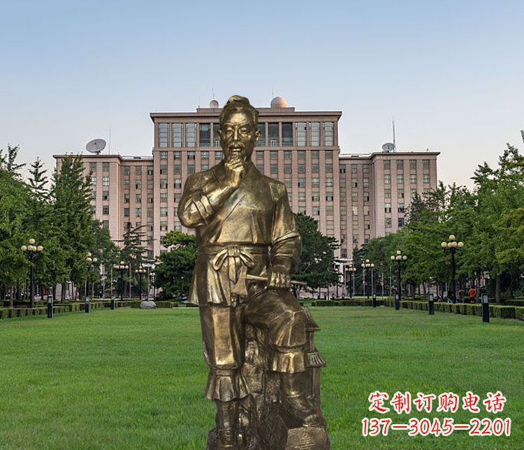 益阳传承古代精湛工艺,精美细腻的鲁班雕塑