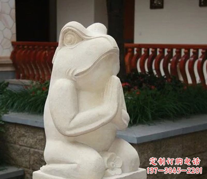 益阳中领雕塑精美绝伦的青蛙石雕