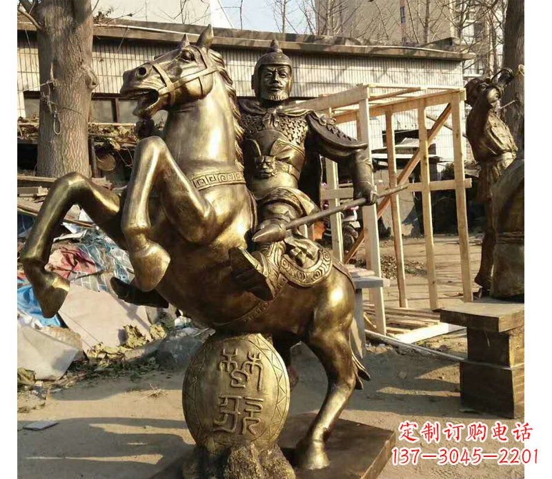 益阳高雅骑马雕塑