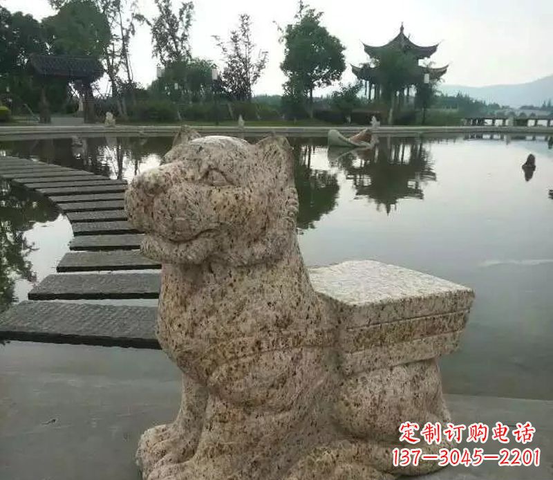 益阳中领雕塑—十二生肖石虎雕塑