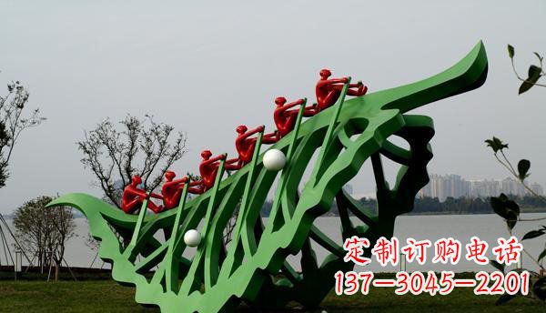 益阳公园树叶不锈钢雕塑