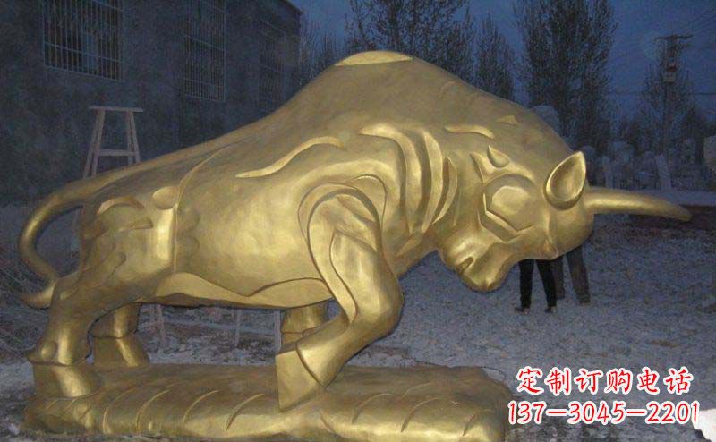 益阳拓荒牛铜雕—瑰丽壮观的动物雕塑