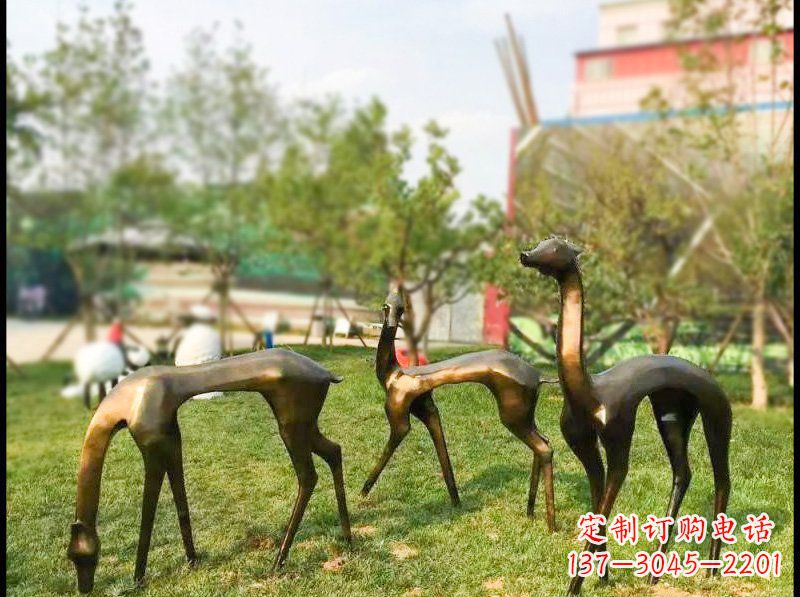 益阳艺术欣赏——梅花鹿雕塑