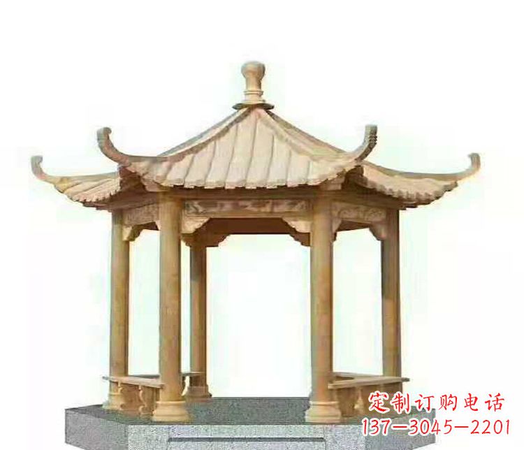 益阳晚霞凉亭石雕