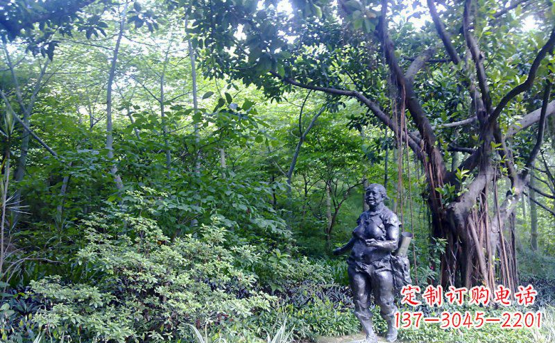 益阳铜雕西方女人人物雕塑