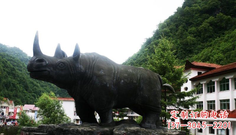 益阳艺术犀牛石雕