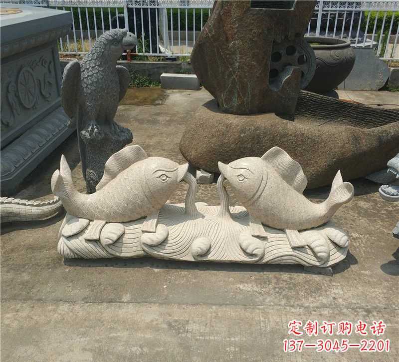 益阳优质鲤鱼石雕