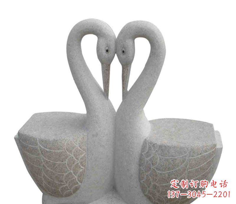 益阳艺术级天鹅石雕